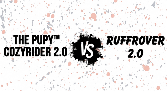The Pupy CozyRider 2.0 vs RuffRover 2.0 hard bottom dog car seat cover comparison