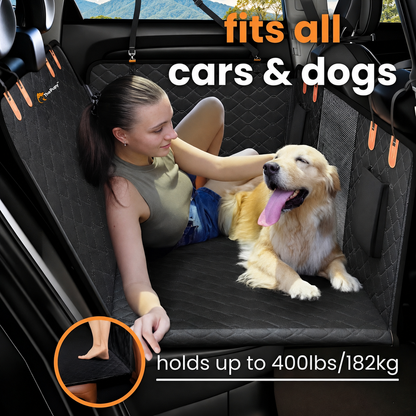 Hart Bottom Dog Car Seat Cover for subaru outback, subaru crosstrek, subaru Forester, subaru ascent, subaru Impreza, 
Jeep Grand Cherokee, Jeep Wrangler, Jeep Gladiator- hard bottom back seat cover for large dogs 400lbs heavy duty car seat extender black.